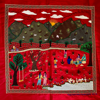 Village Idyll (Framed)