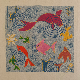 Koi - II (Framed)