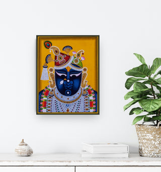 Shrinathji Face Yellow