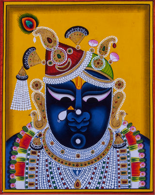 Shrinathji Face Yellow