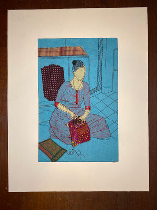 The Seamstress - Framed