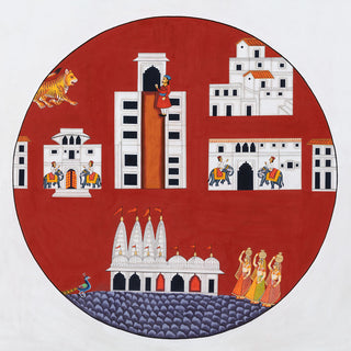 Nathdwara: Gates of the Lord - Framed
