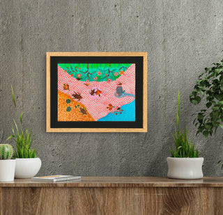 The Friendship of the Beetle and the Bee (Framed)