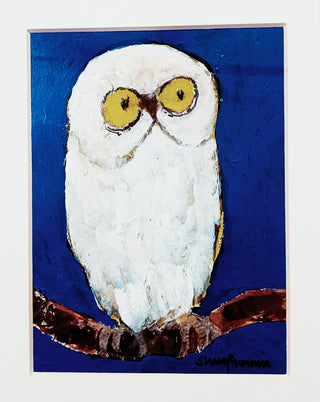 The White Owl - Framed