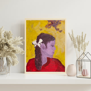 The Side Glance - Framed