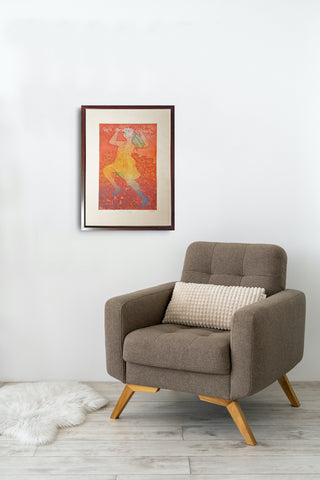 The spring lady - Framed