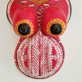 Handcrafted Theyyam Breast and Torso Plate in Polychrome