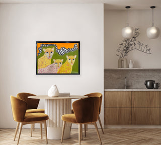 Three Tigers (Framed)