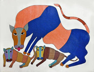 Tigress and Two Cubs