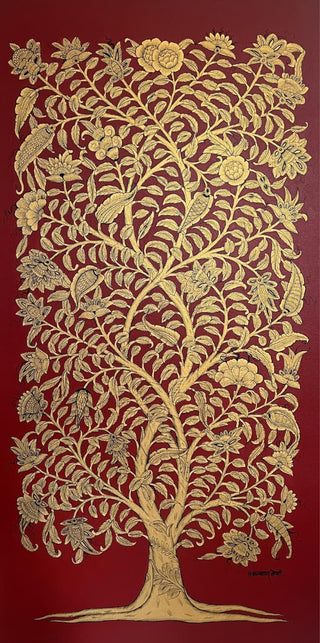 Tree of Life- Red (Framed)