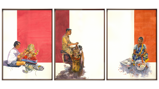 Of Clay and Petals - Set of 3 (Framed)