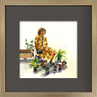 Goan Aunty, Mapusa Market 02 - Framed
