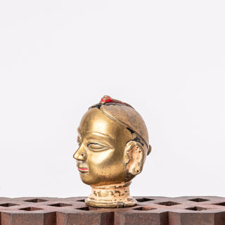 Vintage Brass Gauri Head