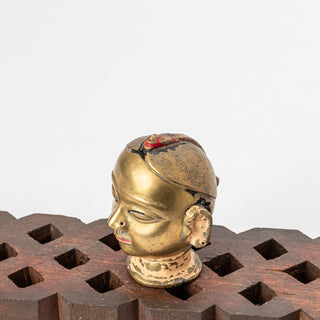 Vintage Brass Gauri Head