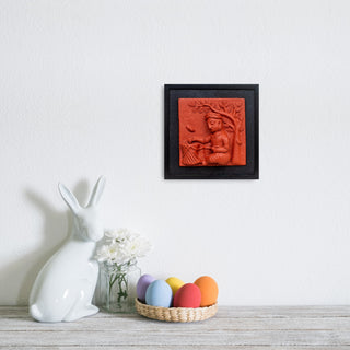 Village scene 3 - Framed
