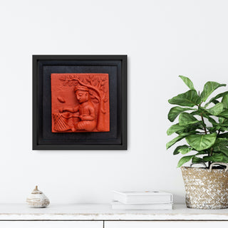 Village scene 3 - Framed