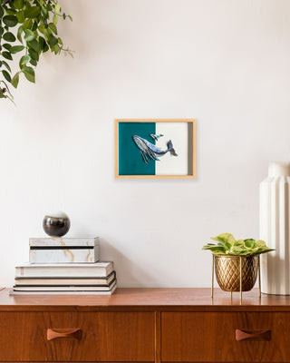 Whale - Framed