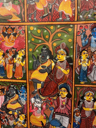 Kartikeya- Triptych (Framed)