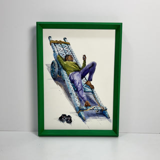 Between The Blinks - Framed