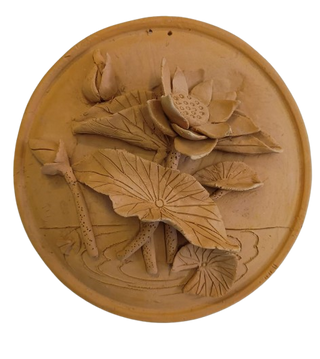 Lotus Bloom Wall Plate