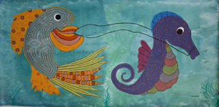 Fish And The Sea Horse