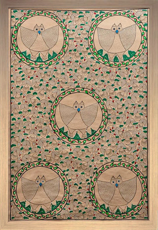 Five Owls(Framed)
