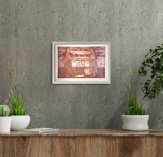 Women with Laundry - Framed