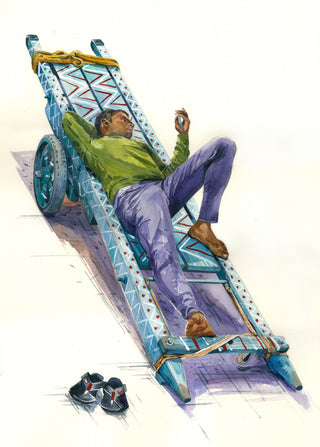 Between The Blinks - Framed