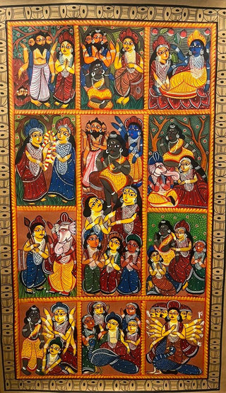 Kartikeya- Triptych (Framed)