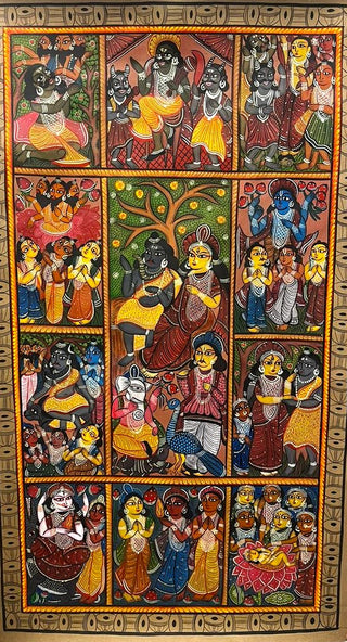 Kartikeya- Triptych (Framed)