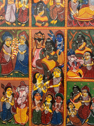 Kartikeya- Triptych (Framed)