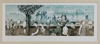 Marine Drive (Blue)- Framed