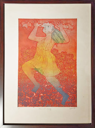 The spring lady - Framed