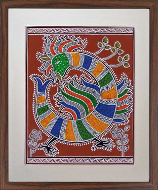 Mandana Painting (small) - Framed