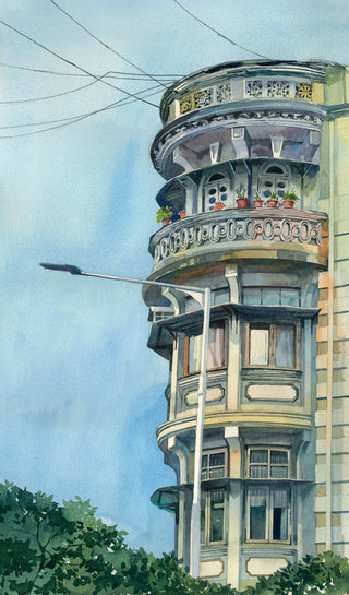 Through Old Frames - Set of 12 (Framed)