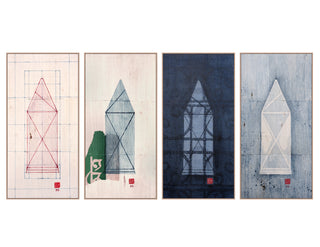 Mot (4 panels) (Framed)