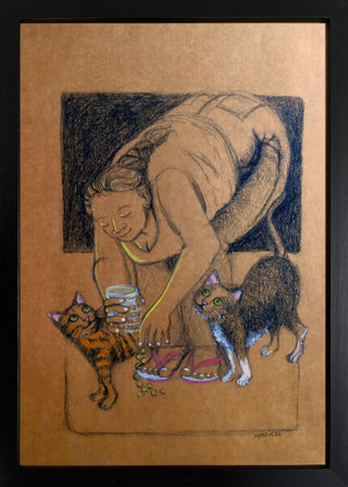 Cat food - Framed