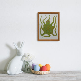 The Green Octo - Framed