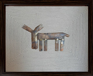 Metal Caricature - Moose (Framed)