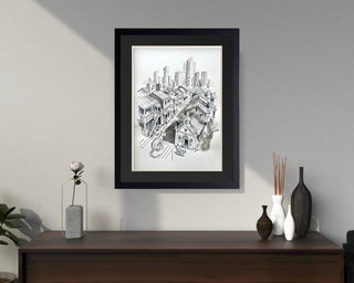 Cat's Eye View - Framed