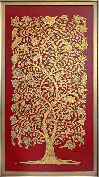 Tree of Life- Red (Framed)