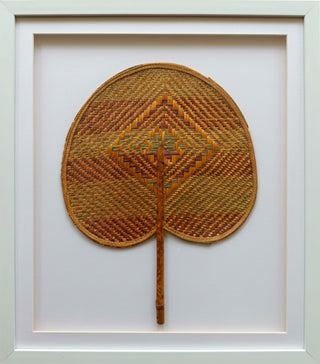 Vintage Chettinad Palmyra Palm Fan | Traditional Tamil Nadu Craft