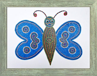 Blue Butterfly - Framed