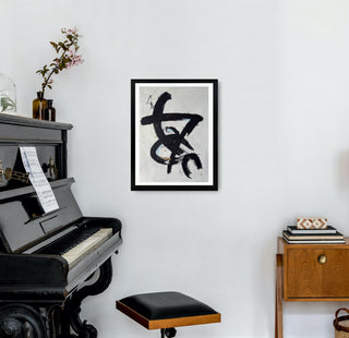 Stillness in movement - Painting by Shibani Nayak (Framed)