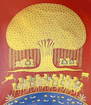 Cows Under The Golden Tree