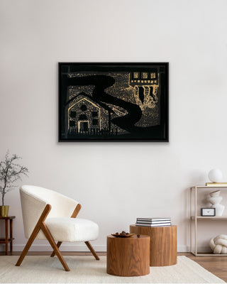 Old passage- Framed