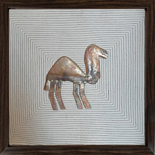 Metal Caricature - Camel (Framed)