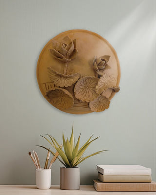 Lotus Pond Wall Plate