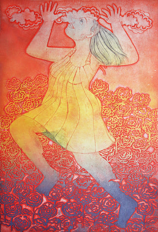 The spring lady - Framed