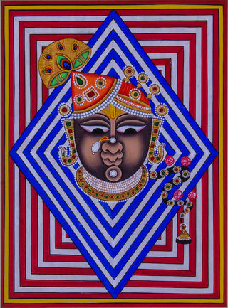 Shrinathji Face Blue